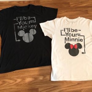 Disney Parks Mickey and Minnie Couple T-Shirts